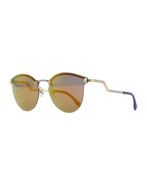 fendi rimless sunglasses